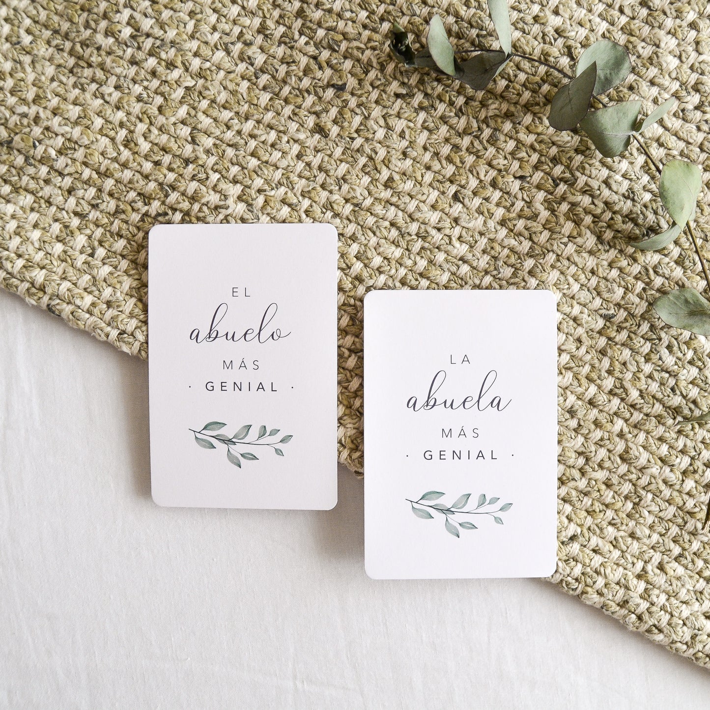 Tarjetas Primer año - Botanic